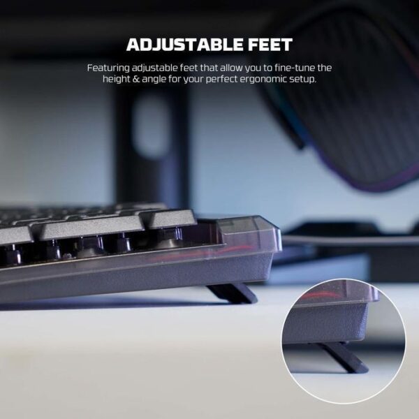 FANTECH Transparan Keyboard Gaming RGB K515 Shikikari