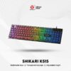 FANTECH Transparan Keyboard Gaming RGB K515 Shikikari