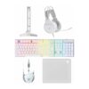 FANTECH Keyboard Gaming 5 in 1 P51 Combo - White