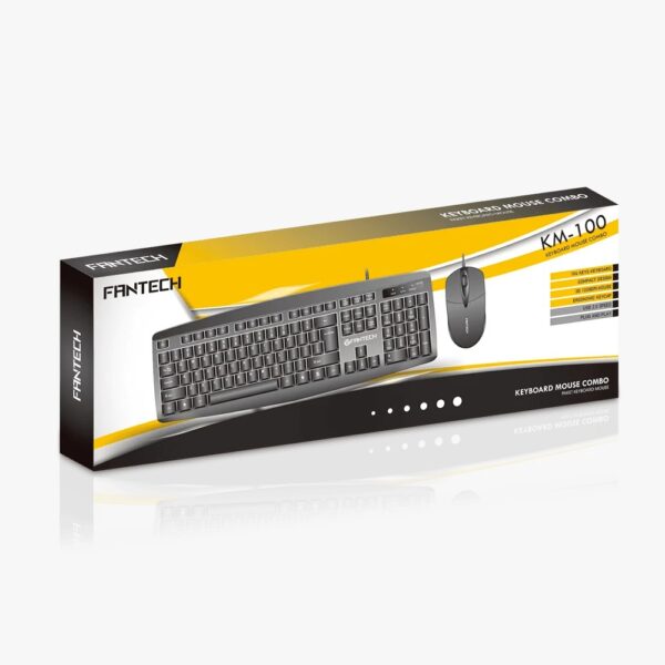 FANTECH Keyboard Mouse Office KM100 Combo