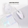 FANTECH Keyboard Gaming 5 in 1 P51 Combo - White