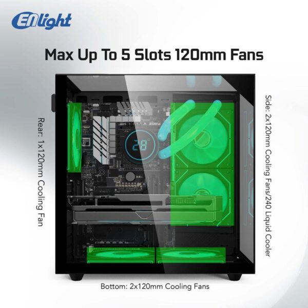 ENLIGHT Casing EN Z10 ATX - Black