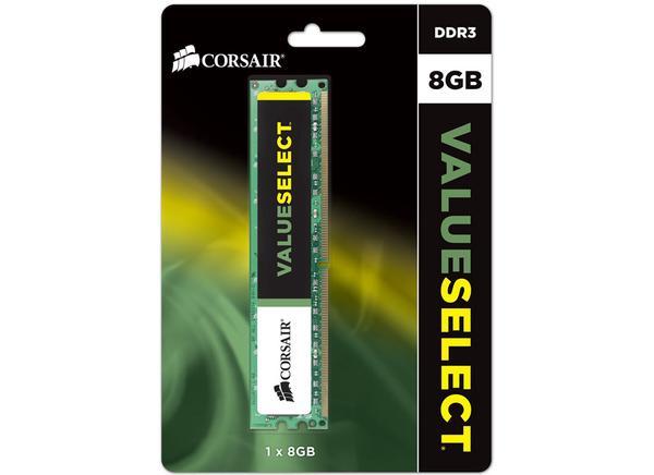 CORSAIR RAM Value DDR3 8GB 1600MHz CMV8GX3M1A1600C11