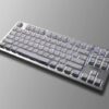 MISTEL Keyboard MD870-CS Mechanical Cherry MX Blue White LED - White
