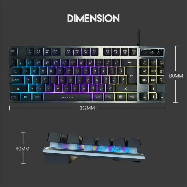 FANTECH Keyboard Fighter II K613 TKL RGB