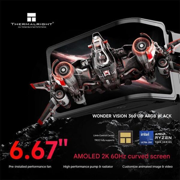 167ac89fb57b4aeaacbe7e7ebc4a9724tplv-o3syd03w52-origin-jpeg.jpeg THERMALRIGHT CPU Cooler Wonder Vision 360 UB ARGB 6.67" Curved AMOLED - Black