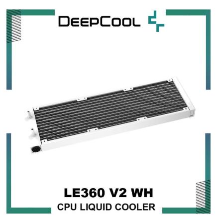 DEEPCOOL CPU Cooler LE360 V2 ARGB Liquid - White