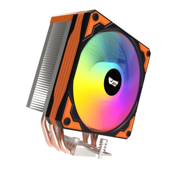 DARKFLASH CPU Cooler M400 Digital Display Tower - Orange