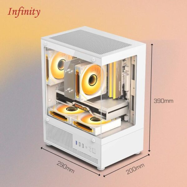INFINITY Casing Noir V2 M-ATX