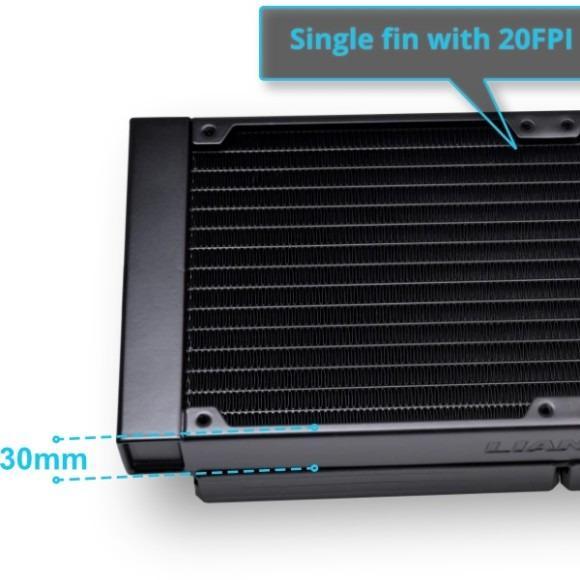 LIAN LI CPU Cooler Galahad II LCD 360 AIO 2.88" IPS - Black