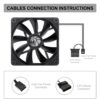 GAMEMAX Fan Casing GMX-WFBK 120mm - Black