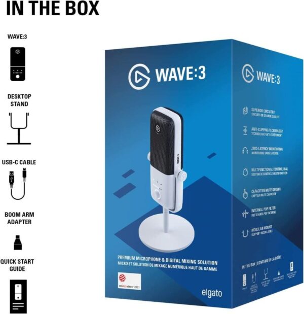 ELGATO Microphone Wave 3 - White