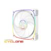 CUBE GAMING Fan Casing Cyclone Reverse PWM ARGB - White