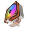 DARKFLASH CPU Cooler M400 Digital Display Tower - Orange