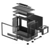 DEEPCOOL Casing CH160 Plus M-ATX - Black