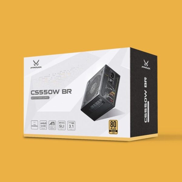 FPMAX Power Supply CS550W BR 550W 80+ Bronze