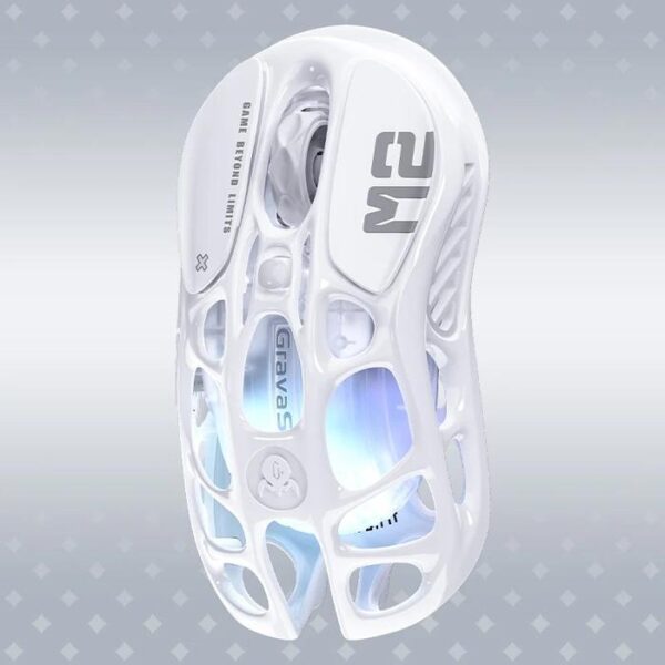 GRAVASTAR Mouse Mercury M2 Wireless Gaming - Opaline White