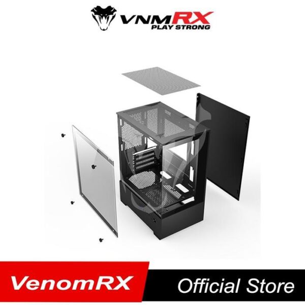 VENOMRX Casing Mars M-ATX 3 Fan RGB 120mm