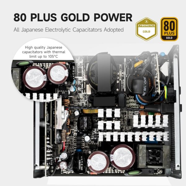 PCCOOLER Power Supply YS-1000 1000W 80+ Gold Modular PCIe 5.1
