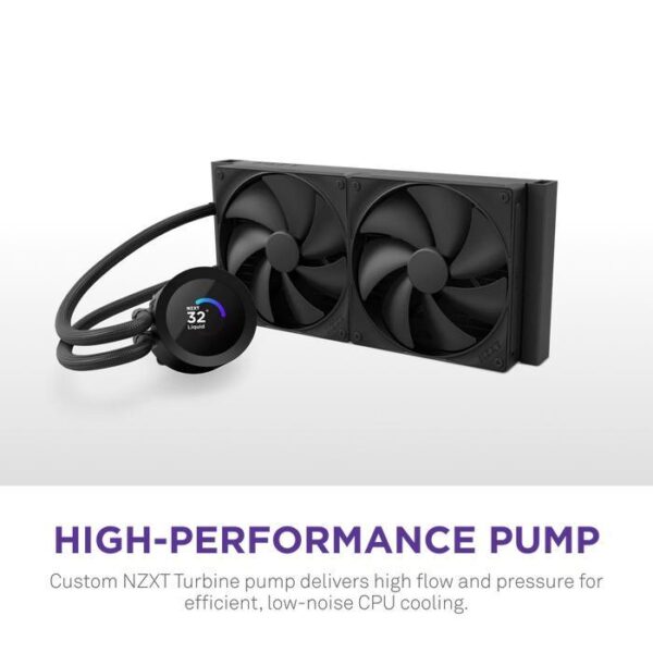 59a6026d31fa4375acd1e043c28f04f5tplv-aphluv4xwc-origin-jpeg.jpeg NZXT CPU Cooler Kraken Plus V2 240 AIO 1.54" LCD - Black