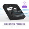NZXT Fan Casing F140P Static Pressure 140mm Single - Matte Black