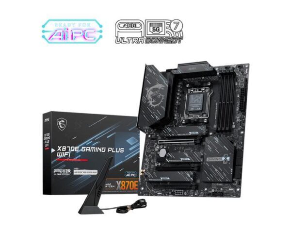 MSI Motherboard X870E Gaming Plus WiFi - Socket AM5 DDR5