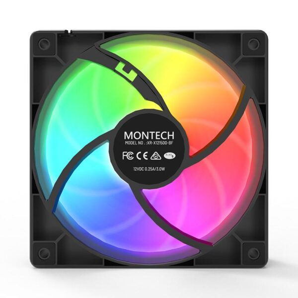 MONTECH Fan Casing GF120 ARGB 120mm 3 in 1 - Black