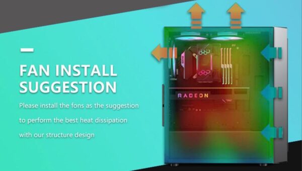VENOMRX Casing Iskander M-ATX Tempered Glass 2 Fan RGB