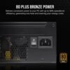 CORSAIR Power Supply CX550 550W 80+ Bronze