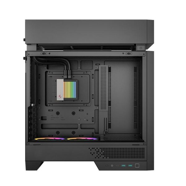 DEEPCOOL Casing CL6600 ATX With Liquid Cooler - Black