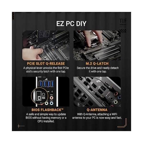 ASUS Motherboard TUF Gaming B850M-Plus WiFi MicroATX - Socket AM5 DDR5