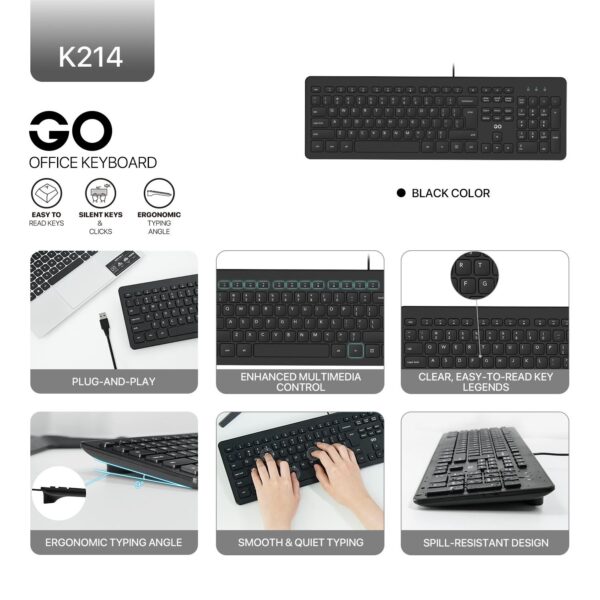 FANTECH Keyboard K214 Go Office