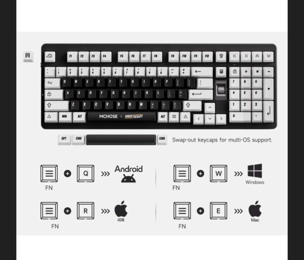 805194cc7d134ea3b56c9219fb6be2a0tplv-aphluv4xwc-origin-jpeg.jpeg MCHOSE Keyboard UT98 Mechanical Classic Therapy Tri-Mode Icy Creamsicle Switch