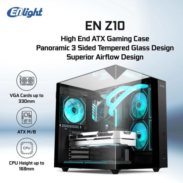 ENLIGHT Casing EN Z10 ATX - Black