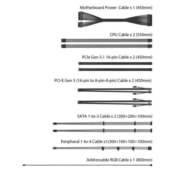 ASUS Power Supply ROG Loki 1200T SFX-L 80+ Titanium