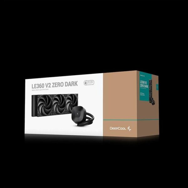 DEEPCOOL CPU Cooler LE360 V2 Zero Dark AIO 360mm