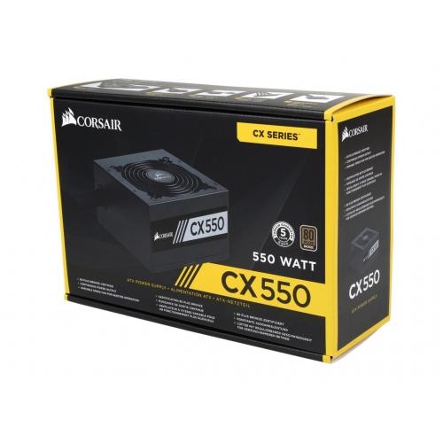 CORSAIR Power Supply CX550 550W 80+ Bronze