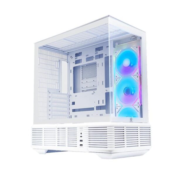 CUBE GAMING Casing Premium Zarcof ATX Panoramic BTF - White