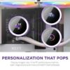 NZXT CPU Cooler Kraken Plus V2 240 RGB AIO 1.54" LCD - White