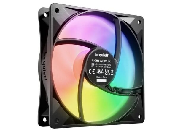 BE QUIET Fan Casing Light Wings LX PWM High Speed 120mm Triple Pack