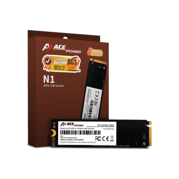 ACE POWER N1 256GB SSD M.2 NVMe Gen3 X4