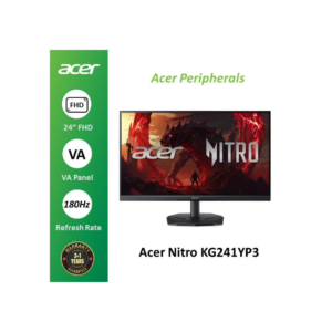 ACER Monitor Nitro KG241Y P3 23.8 Inch VA FHD 180Hz