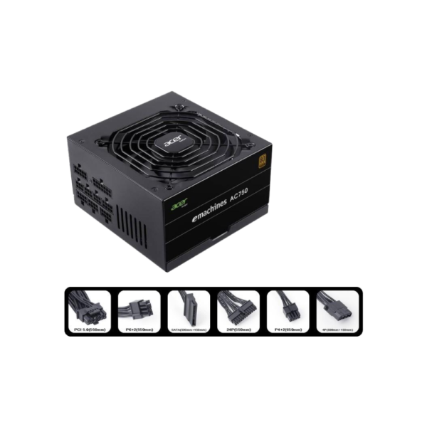 ACER Power Supply AC750 750W 80+ Bronze Full Modular PCIe 5.0
