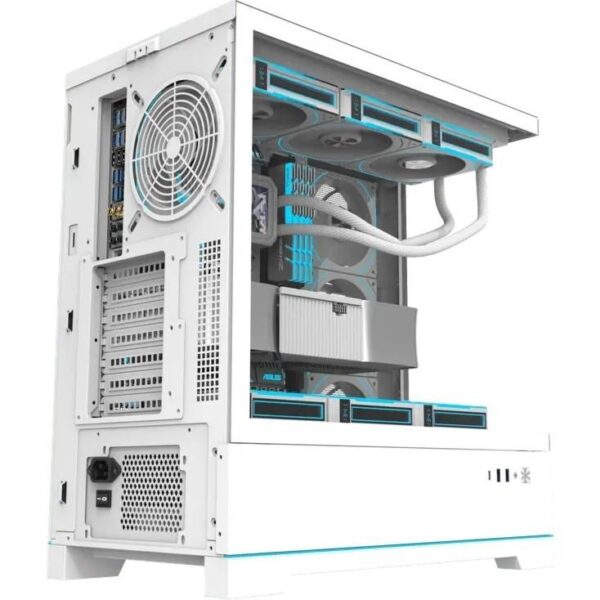 DARKFLASH Casing DY451 Pro ATX Panoramic LED Display - White
