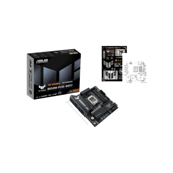 ASUS TUF GAMING B850M-PLUS WIFI7 (Socket AM5, AMD B850, DDR5)
