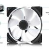 FRACTAL DESIGN Fan Casing Prisma AL-12 PWM ARGB 120mm 3 Pack