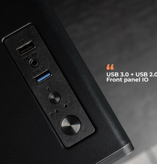 VBR Casing 290D Compact M-ATX USB 3.0 - Black