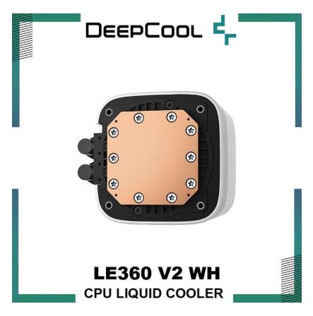 DEEPCOOL CPU Cooler LE360 V2 ARGB Liquid - White