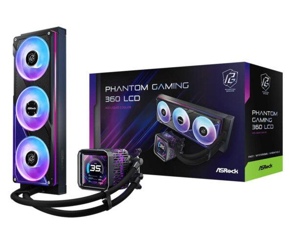 ASROCK CPU Cooler Phantom Gaming 360 LCD AIO