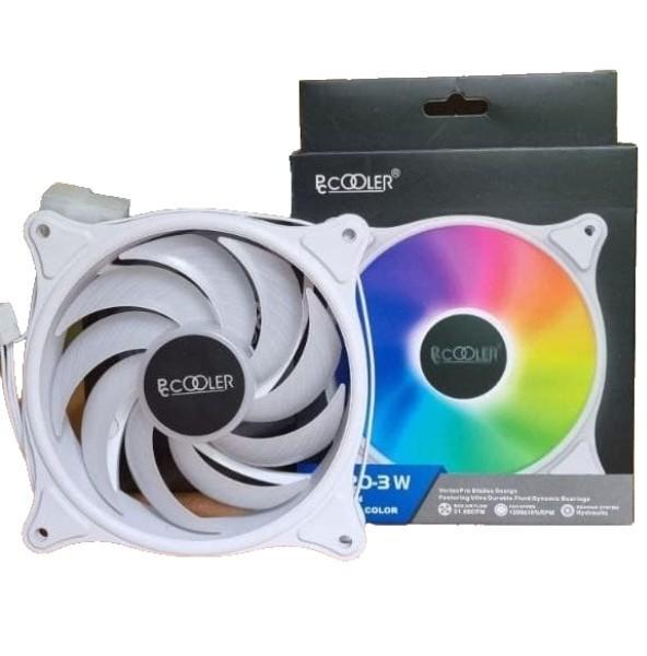 PCCOOLER Fan Casing FX-120-3 Dynamic Color 120mm Single - White
